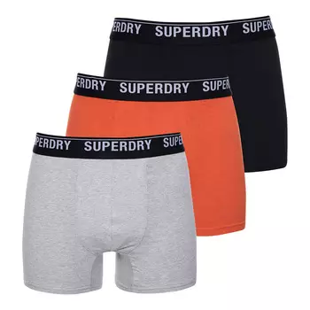 Боксеры Superdry Boxershort 3 шт, черный