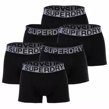 Боксеры Superdry Boxershort 6 шт, черный