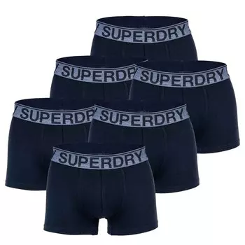 Боксеры Superdry Boxershort 6 шт, темно-синий