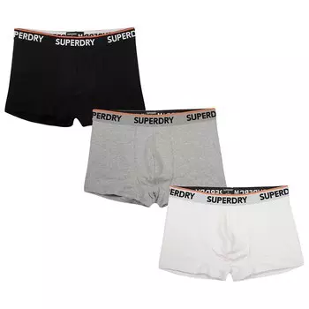 Боксеры Superdry Classic 3 шт, черный
