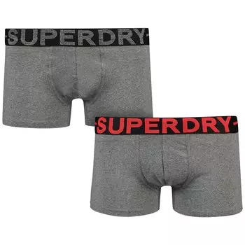 Боксеры Superdry Trunk 2 шт, серый