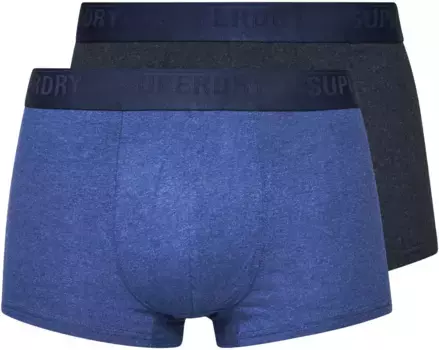 Боксеры Superdry "TRUNK MULTI DOUBLE PACK" (2 шт. в упаковке, 2 шт. в упаковке), синий