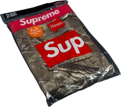 Боксеры Supreme x Hanes Realtree Boxer Briefs 'Realtree', разноцветный