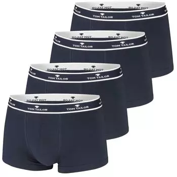 Боксеры Tom Tailor Boxershorts 4 шт, темно-синий