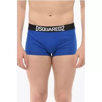 Боксеры TRUNK из хлопка с логотипом на поясе Dsquared2, синий