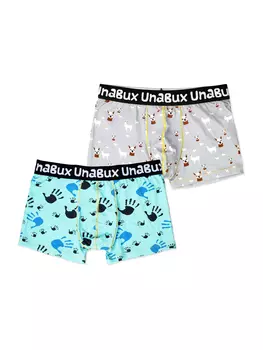 Боксеры Unabux Boxer Briefs FIVE FINGERS Mix, цвет WOOLHEAD