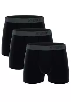 Боксеры Unbekannt Boxershorts My Essential 3 Pack Boxers Cotton Bio, черный
