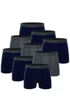 Боксеры Unbekannt Boxershorts My Essential 9 Pack Boxers Cotton Bio, темно-синий