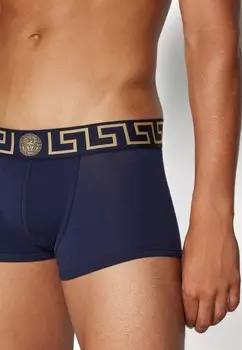 Боксеры UNDERPANTS LOW RISE TRUNK TOPEKA STRETCH NEW LOGO Versace, темно-синий