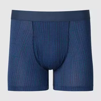 Боксеры UNIQLO Airism белье с принтом, синий