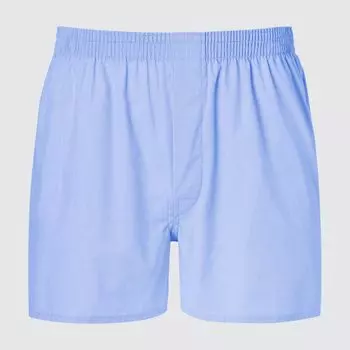Боксеры UNIQLO из ткани, синий
