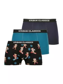 Боксеры Urban Classics, цвет Navy/Dark grey/Green