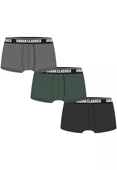 Боксеры Urban Classics s, цвет grey+darkgreen+black