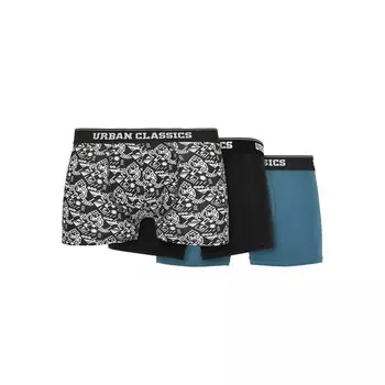 Боксеры Urban Classics Set Of 3s Organic (Big ), черный