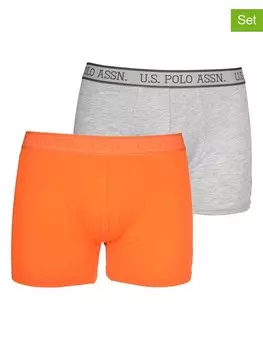 Боксеры US Polo Assn 2er Set, цвет grau/orange