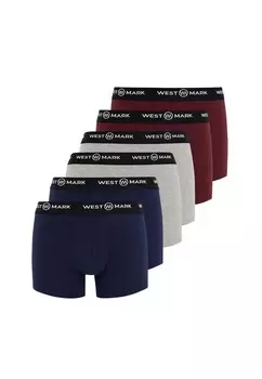 Боксеры WESTMARK LONDON Boxer shorts Oscar, цвет Navy/Light grey/Bordeaux