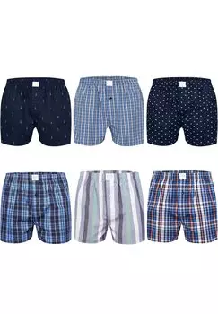 Боксеры WIJDE D105 6-PACK MG-1, синий