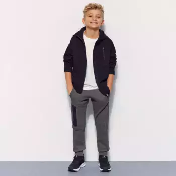 Boy's Sportcasual длинные брюки с манжетой Boomerang, светло-зеленый