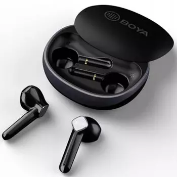 Boya Earphones BY-AP100 наушники-вкладыши черные, 1 шт.