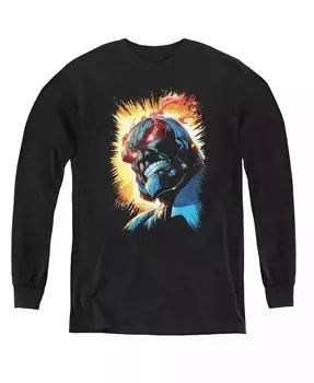 Boys of America Youth Darkseid Is Длинные рукава Толстовка Justice League, черный
