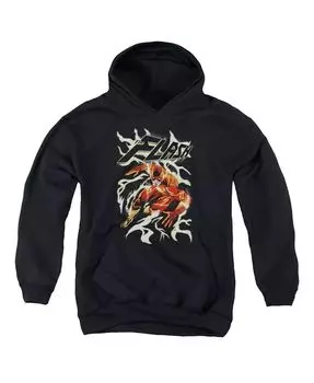 Boys of America Youth Electric Run Pull Over Hoodie / Толстовка с капюшоном Justice League, черный