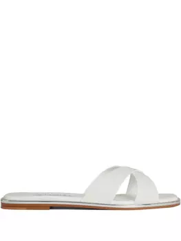 Божественные слайды Aquazzura, белый