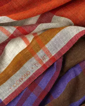 Божественный хлопковый шарф Mapoesie, коричневый