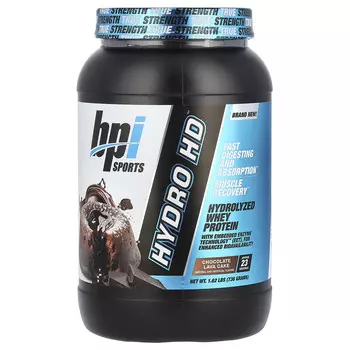 BPI Sports, Hydro HD, Hydrolyzed Whey Protein, Chocolate Lava Cake, 1.62 lbs (736 g)
