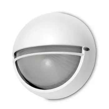 Бра для наружного освещения E27 IP44 KARIM белый круглый Kwazar