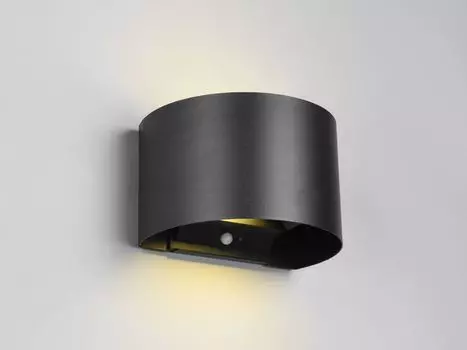 Бра на батарейках TALENT полукруглый черный Reality Leuchten