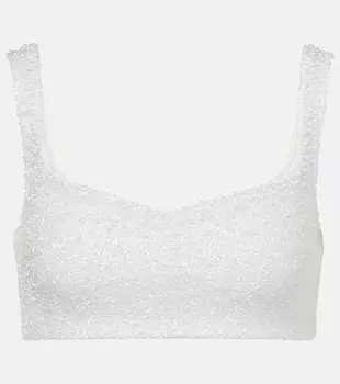 Бра топ Venus с декоративными элементами Clio Peppiatt, слоновая кость