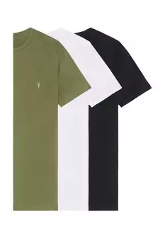 Brace футболки с круглым вырезом, optic white, green & black