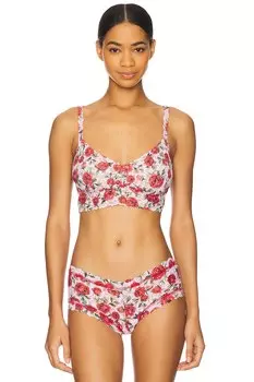 Бралет с V-образным вырезом в ретро-стиле Hanky Panky, je t'aime