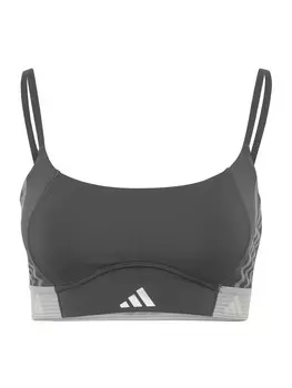Бралетт ADIDAS PERFORMANCE Bralette Sports Bra Hyperglam, цвет Grey/Light grey