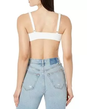 Бралетт Free People Notched Lily Scuba Bralette, белый