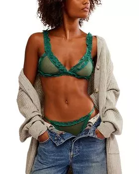 Бралетт от сердца к сердцу Free People, зеленый