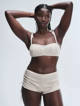 Бралетт Savage X Fenty Always En Pointe, цвет Beige Latte Heather