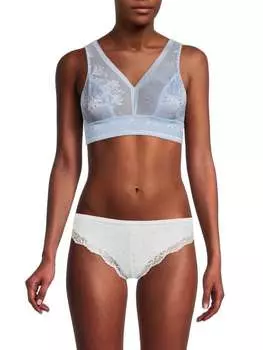 Бралетт Wacoal Chambray с мягкой чашкой Net effect, голубой