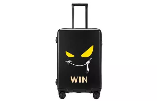 Bran Rabbit Сумка-тележка унисекс BLANBUNNY на колесиках, C Победа смеётся белым