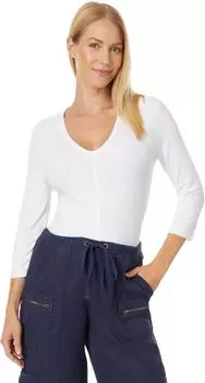 Бран с V-образным вырезом XCVI, белый