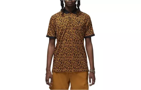 BRAND Polo Shirt Men Desert желто-коричневый Jordan, коричневый