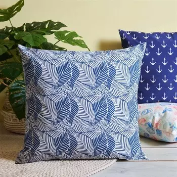 BrandHome Напольная подушка Strip Leaf - 60x60 см MarkaEv