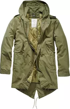 Куртка Brandit M51 US Parka с капюшоном, оливковый
