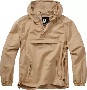 Куртка Brandit Summer Windbreaker с капюшоном, бежевый