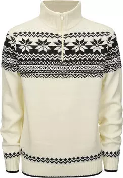 Brandit Troyer Norweger Пуловер, белый/черный