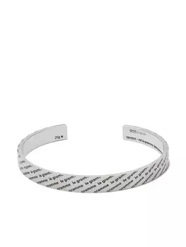 Браслет 21g с логотипом Le Gramme, серебряный