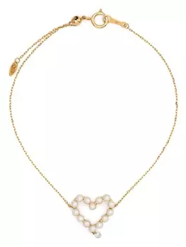 Браслет Афродита из 18-каратного желтого золота с бриллиантами и жемчугом Perse, золотой