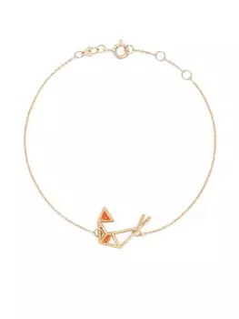 Браслет Aliita из розового золота 9 карат с эмалью Camaron, золотой