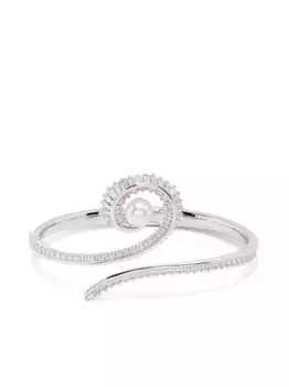 Браслет-бэнгл Capsule Swarovski, серебяный