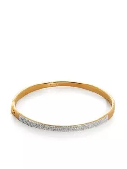 Браслет-бэнгл Essential с бриллиантами Monica Vinader, золотой